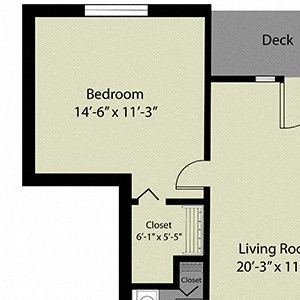 The Juniper - 2 Bed/1 Bath